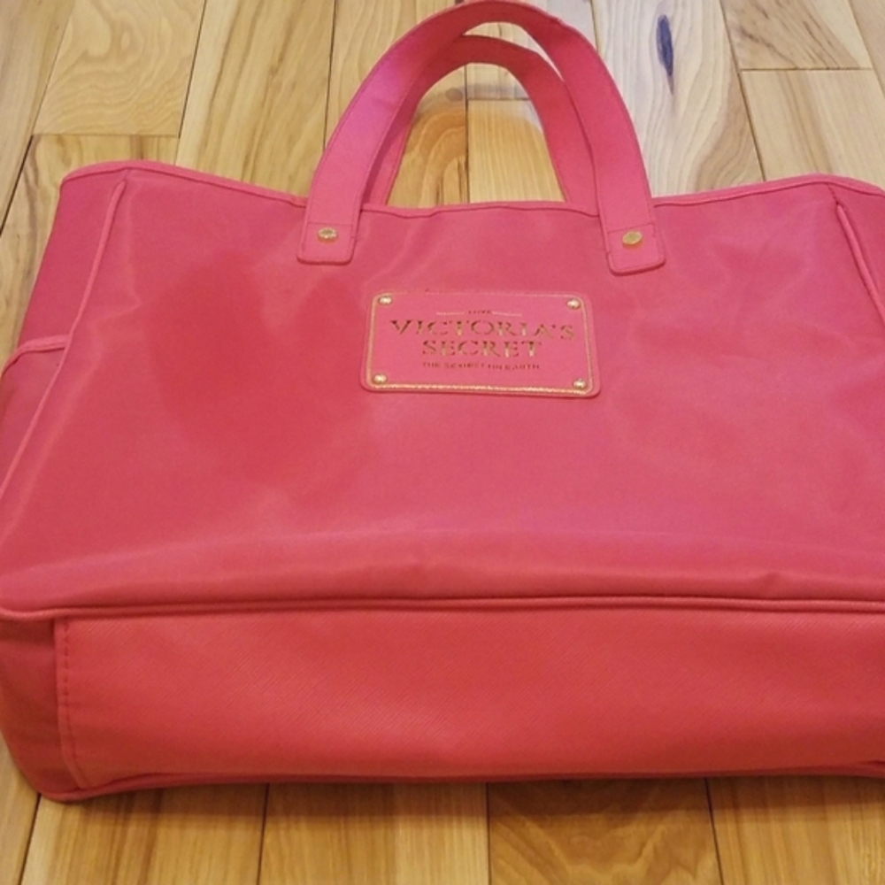 Victoria Secret Y2K Strong Canvas Tote Bags Set of 2✌NWOT 15"W×12.5"H×4" - Picture 9 of 14